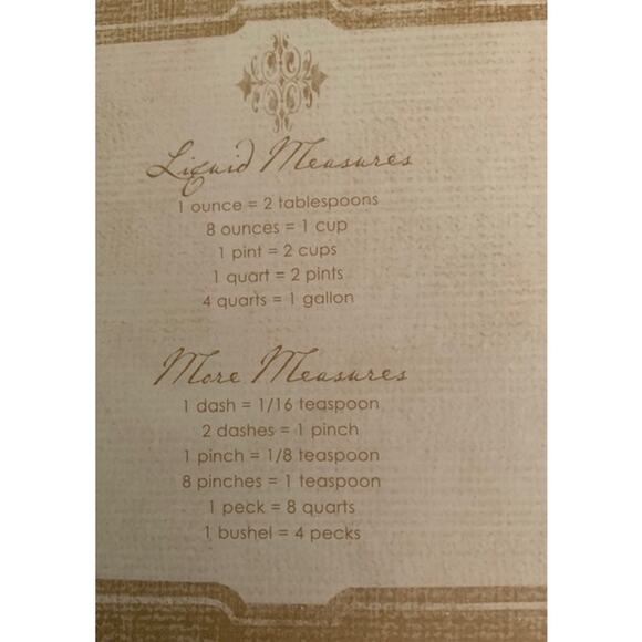 *NWOT** C.R. Gibson Rustic Silverware Recipe Book - Picture 2 of 6